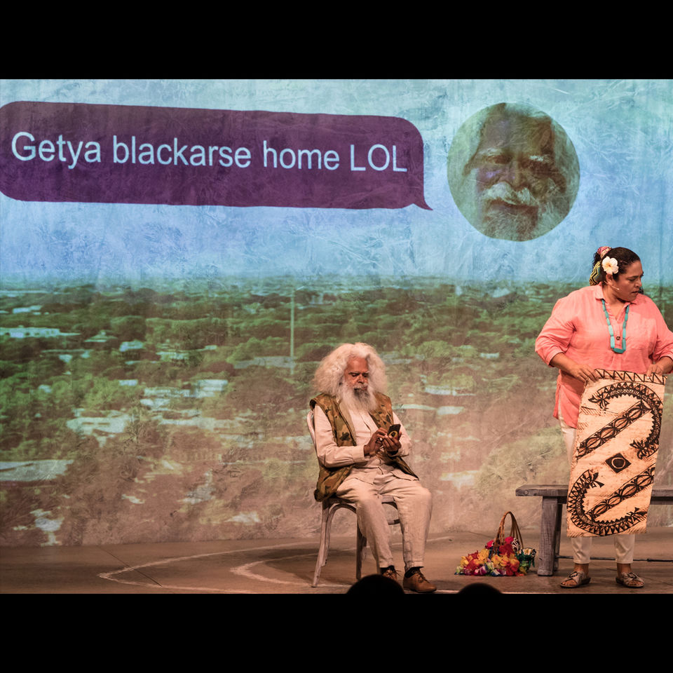 Jack Charles & LIsa Maza in